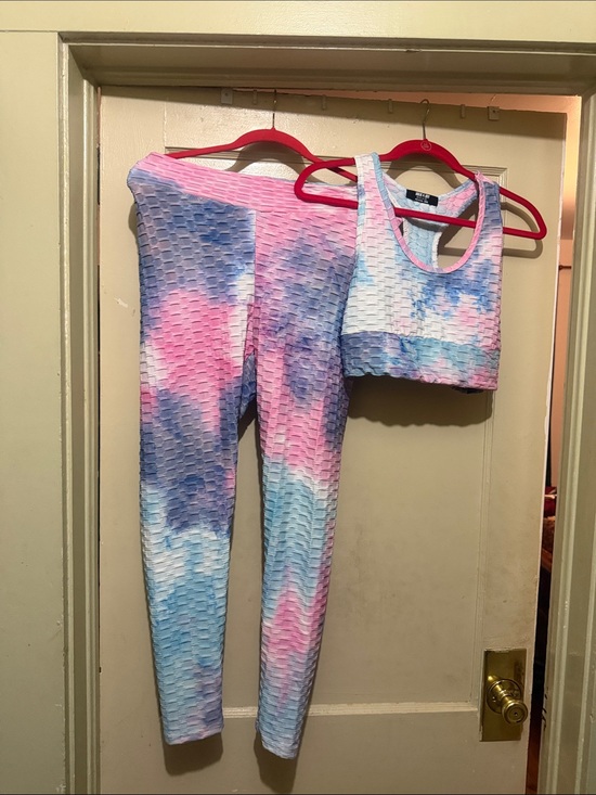 Jolie & Joy by FCT With Love Other - Tie-Dye Leggings Set Large